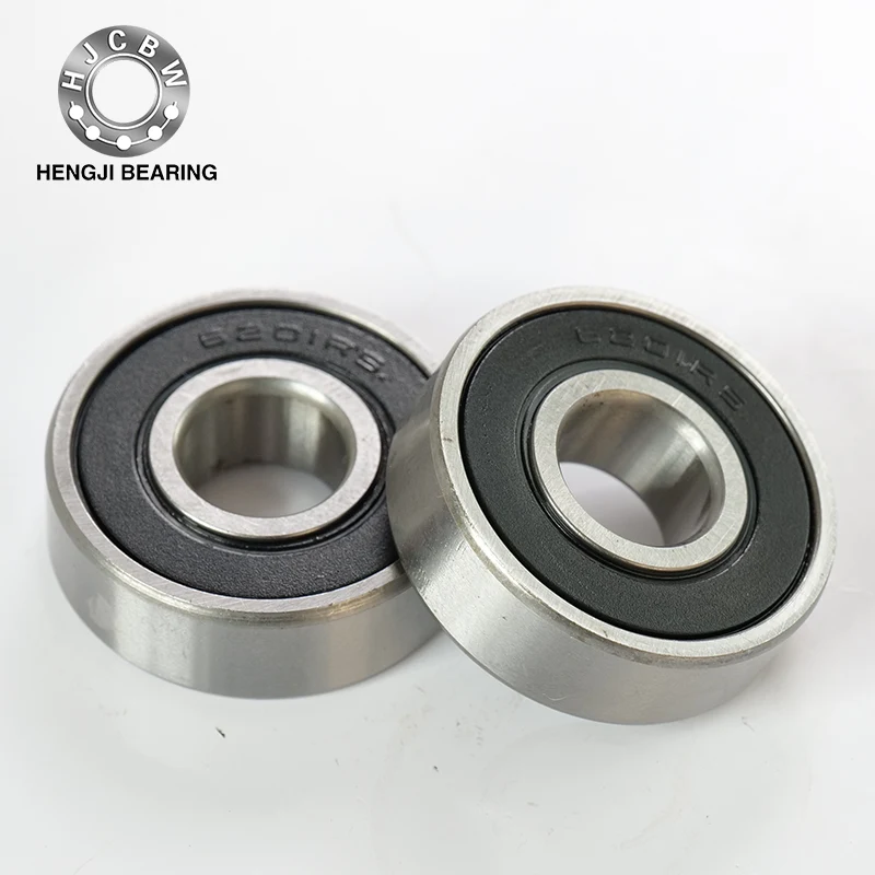 6201RS cuscinetti a sfera per scanalature profonde a fila singola con slot di riempimento